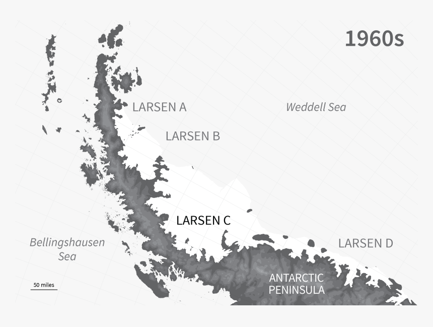 Larsen C Ice Shelf Break, HD Png Download, Free Download