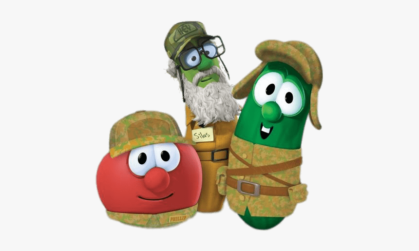 Veggietales Bob, Larry And Archibald - Uncle Si Veggie Tales, HD Png Download, Free Download