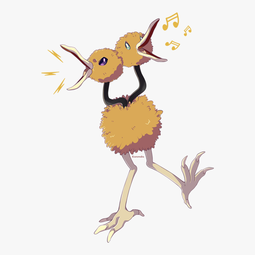 Doduo Used Growl By Quartette - Doduo Transparent, HD Png Download, Free Download