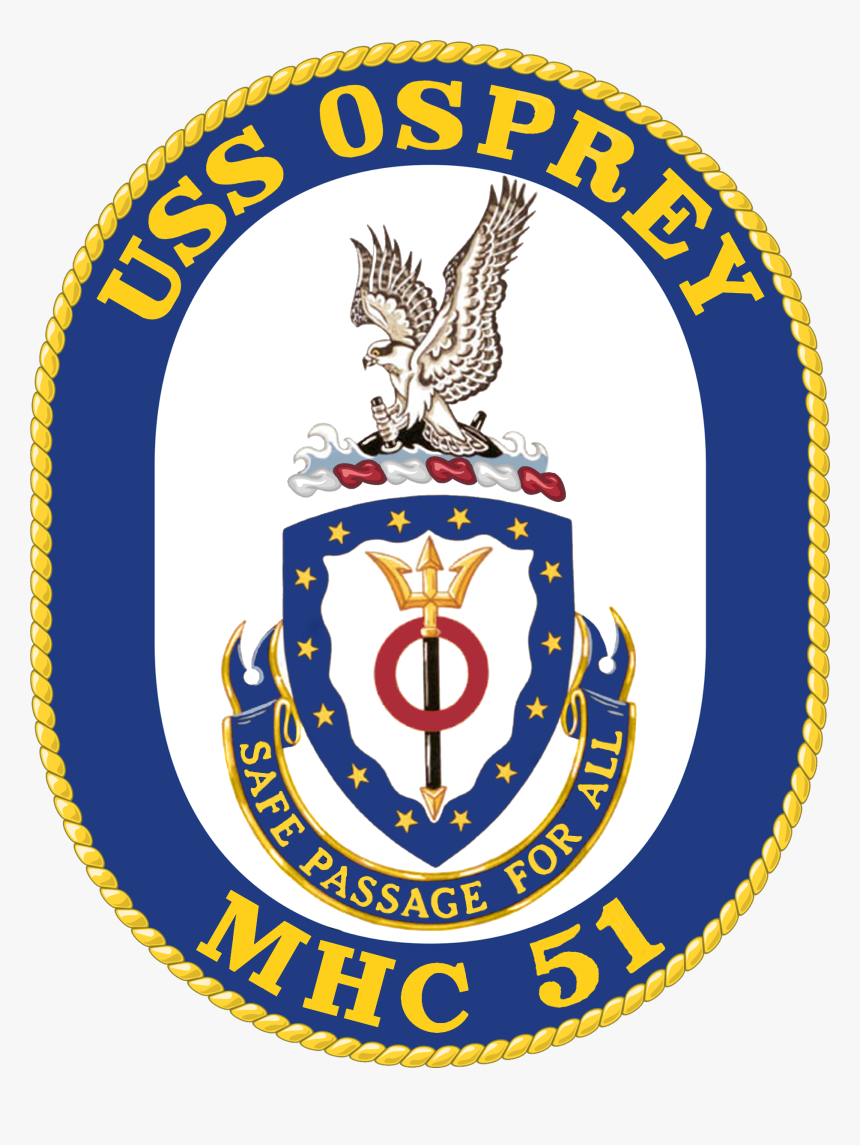 Uss Osprey Mh-c51 Crest - Uss San Diego Lpd 22 Crest, HD Png Download, Free Download
