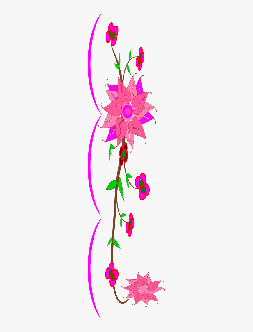 Blank Page With Flowers - Flower Page Bordere, HD Png Download, Free Download