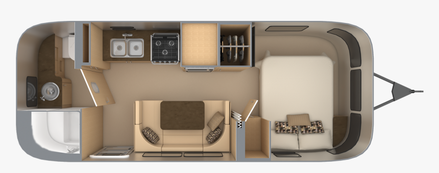 Airstream Globetrotter 23fb Twin, HD Png Download, Free Download