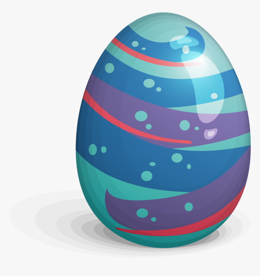 Red Easter Egg Clip Art - Easter Eggs Transparent Png, Png Download, Free Download