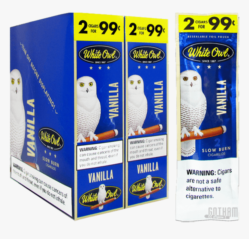 White Owl Cigarillos Vanilla - White Owl Vanilla Cigarillos, HD Png Download, Free Download