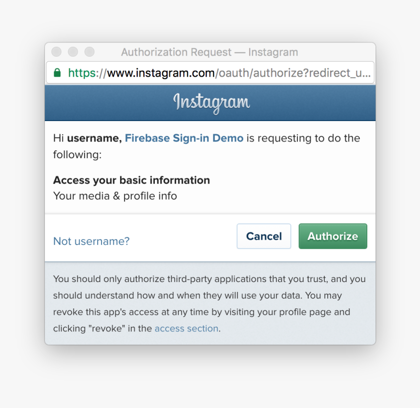 Upon Approval The User Is Redirect Back To The /instagram-callback, HD Png Download, Free Download