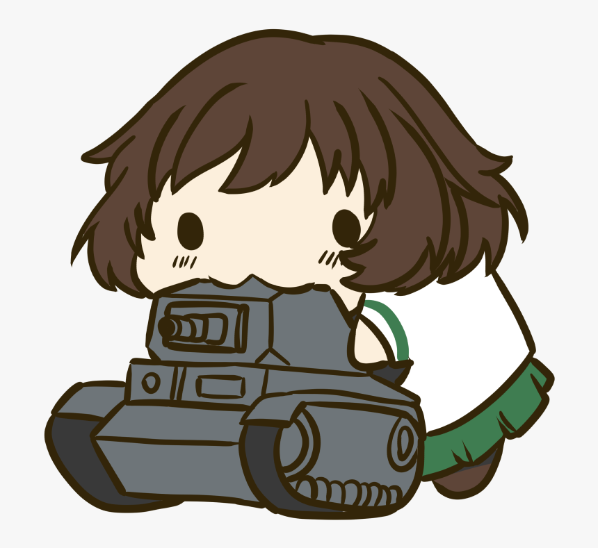 Cartoon Illustration - Girls Und Panzer Shitpost, HD Png Download, Free Download