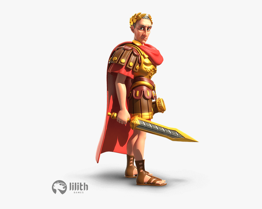 Transparent Julius Caesar Png - Rise Of Kingdoms Commanders, Png Download, Free Download