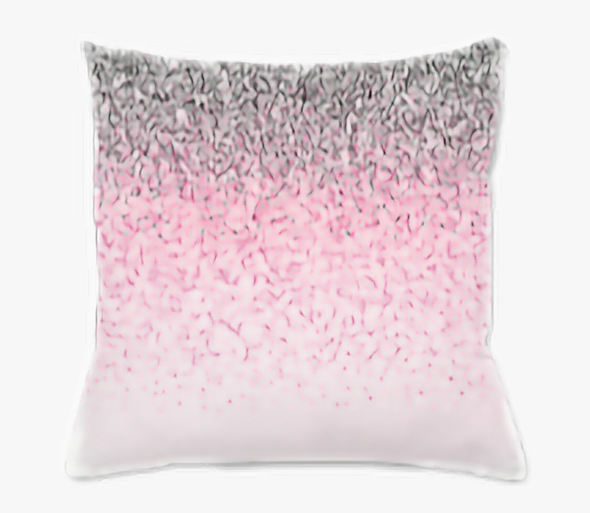 #almohada #brillo #rosa #gris #pink #grey - Almohadas Con Brillo, HD Png Download, Free Download