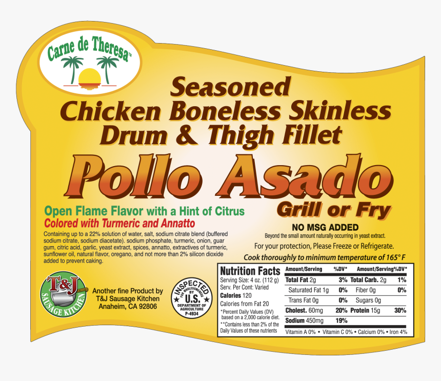 Cdt Pollo Asado - Amber, HD Png Download, Free Download