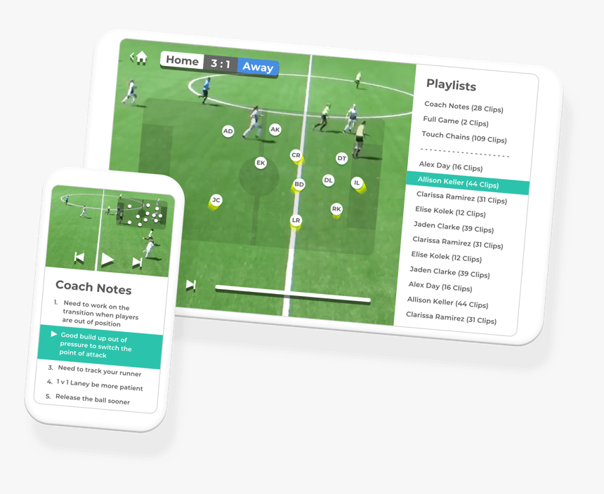 Soccer App To Make Players Move, HD Png Download, Free Download