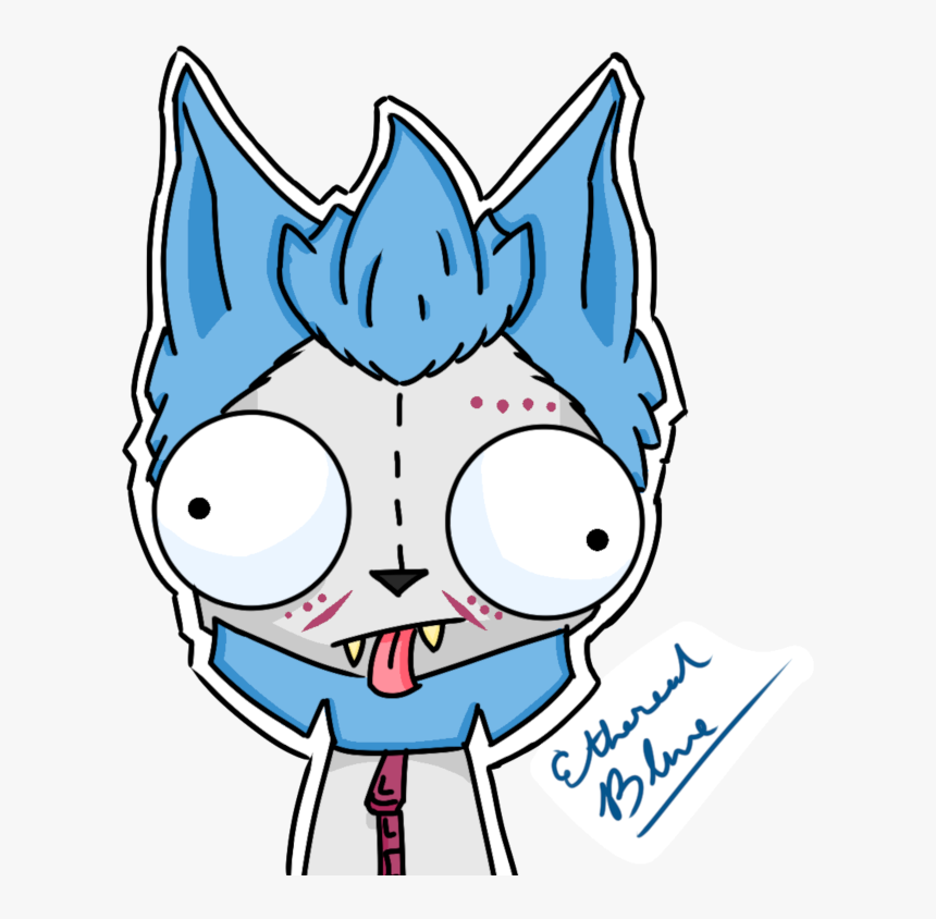 Ffxiv, Ethereal Blue, Gir-ified - Cartoon, HD Png Download, Free Download