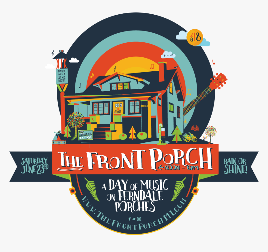 Front Porch Festival Brings An Afternoon Of Music To - Illustration, HD Png Download, Free Download