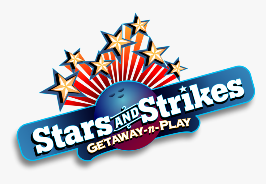 Logo Rebuild March 2017 - Stars And Strikes Family Entertainment Center Logo, HD Png Download, Free Download