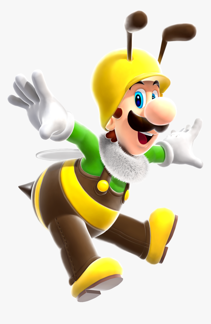 #nintendo #luigi #beeluigi #supermariogalaxy #supermario - Super Mario Galaxy Bee Luigi, HD Png Download, Free Download