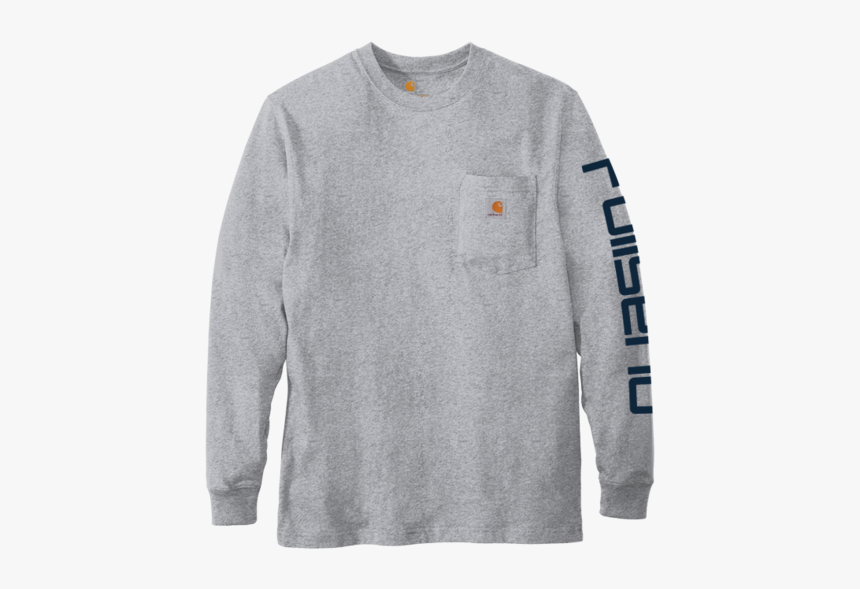 Long Sleeve Carhartt Gray, HD Png Download, Free Download