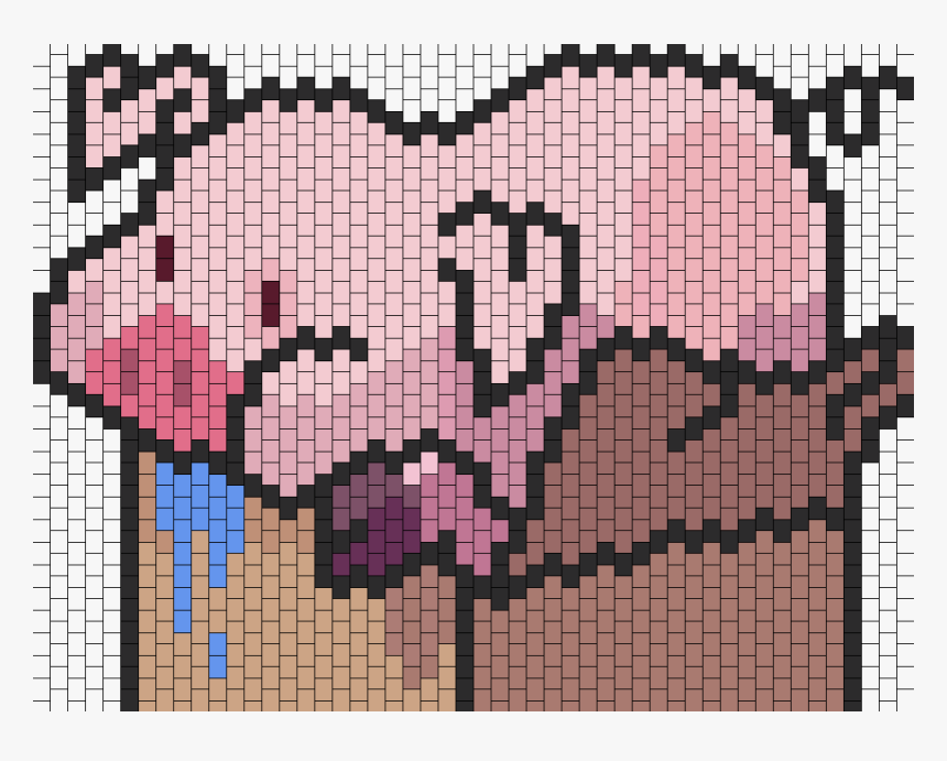 Waddles In A Box Bead Pattern - Waddles Cross Stitch Grid, HD Png Download, Free Download