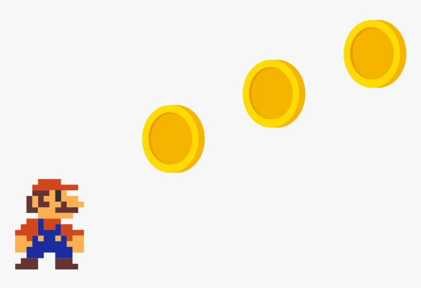 How Rich Is Mario - 8 Bit Mario, HD Png Download, Free Download