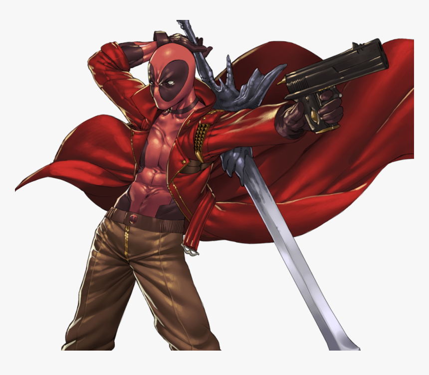 Deadpool And Dante Image - Devil May Cry Deadpool, HD Png Download, Free Download