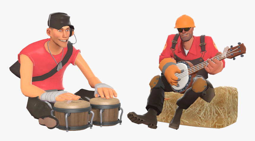 Poker Scout And Engineer - Team Fortress 2, HD Png Download, Free Download