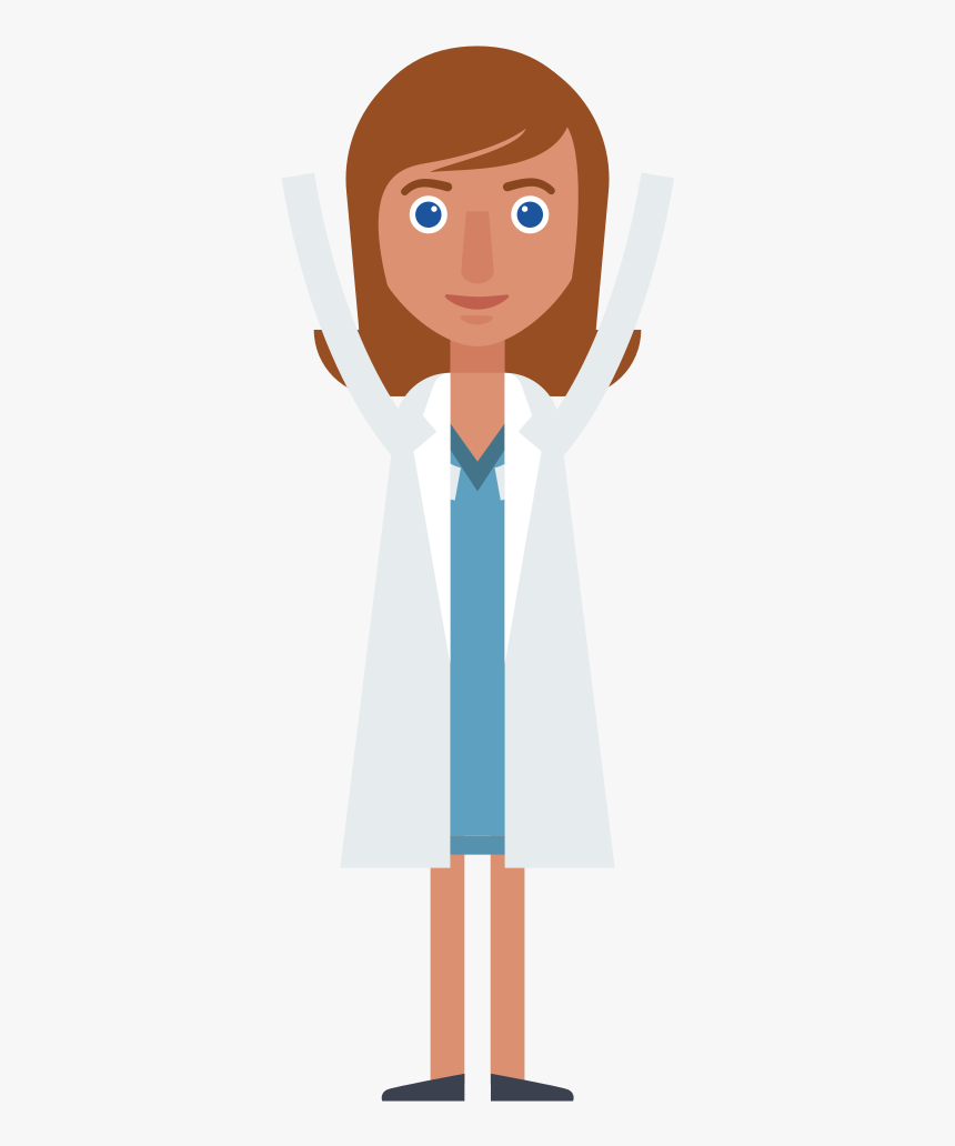 Clipart Coat Pharmacist - Pharmacist Cartoon, HD Png Download, Free Download