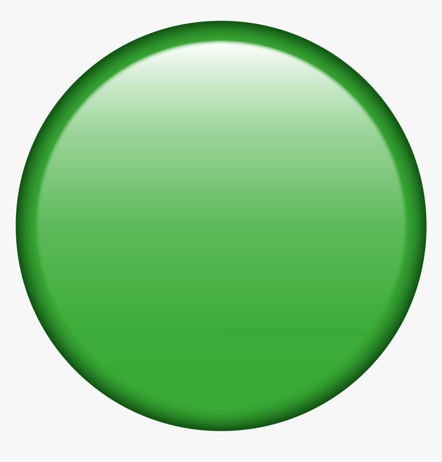 Round Green Button Icon, HD Png Download - kindpng
