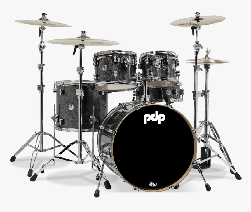 Pdcm2215bp - Concept™ Maple - Black Sparkle - 5-piece - Pdp Concept Maple Black Sparkle, HD Png Download, Free Download