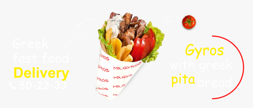 Transparent Gyros Png - French Fries, Png Download, Free Download