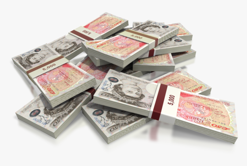 Gb Money - Money Stack Pounds Png, Transparent Png, Free Download
