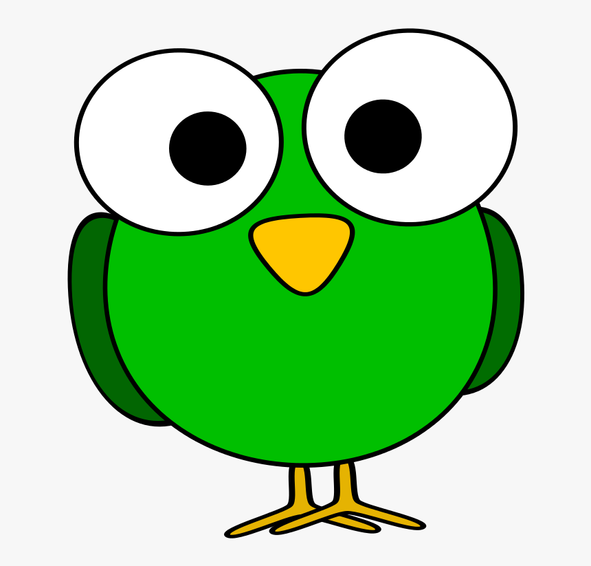 Birds Cartoon Green, HD Png Download, Free Download