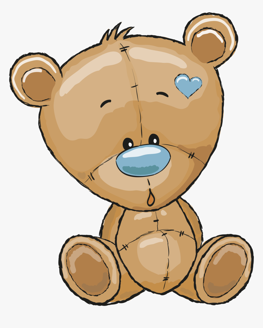 Teddy Bear Cartoon Stock Photography - Teddy Bear Birthday Card, HD Png Download, Free Download