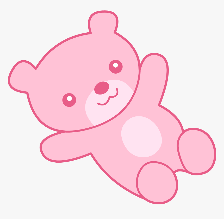 pink teddy bear cartoon