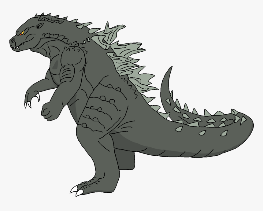 Godzilla Clipart Brunozillinhero - Kaiju Cartoon, HD Png Download, Free Download