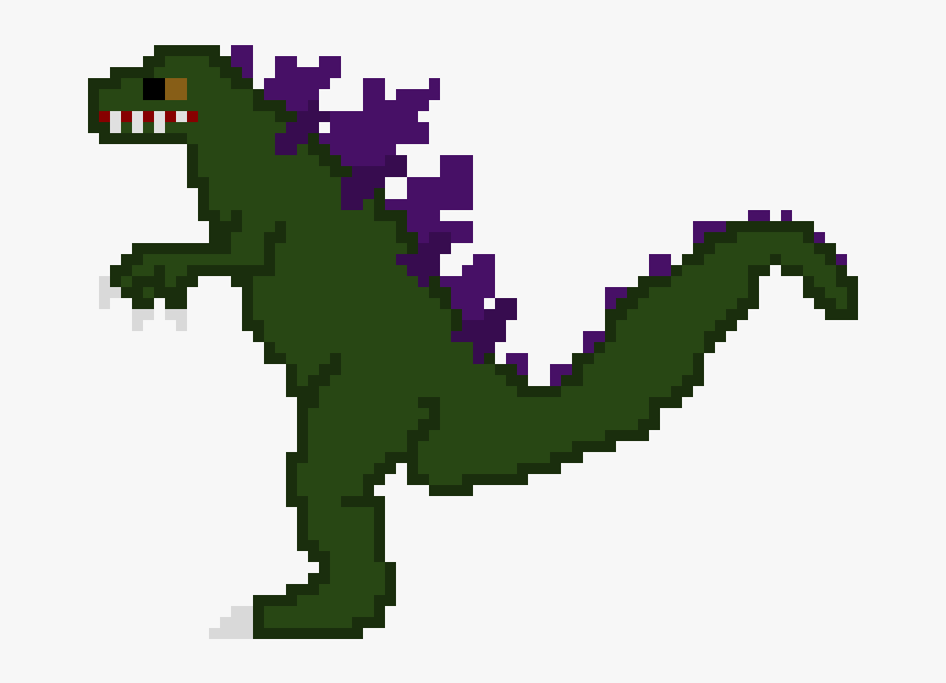 Godzilla Pixel Art, HD Png Download, Free Download