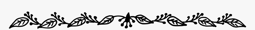 Flower Line Art Border Png, Transparent Png, Free Download