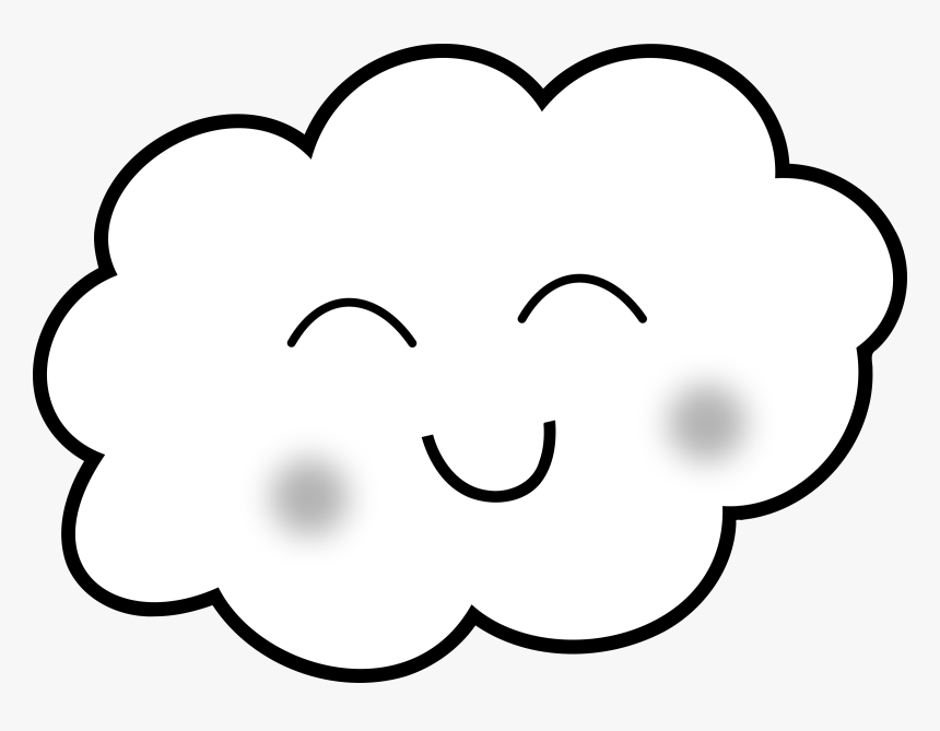 Cute Cloud - Coloring Book - Cloud, HD Png Download, Free Download