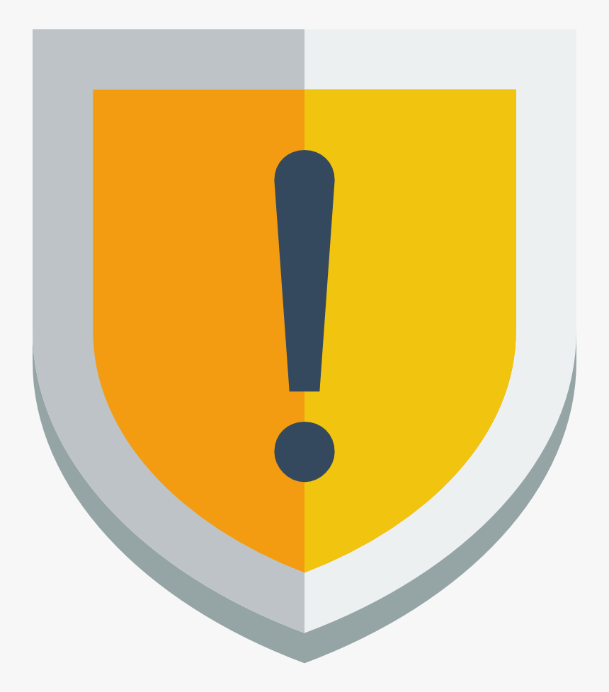 Shield Warning Icon - Symbol Warning 3d Png, Transparent Png, Free Download