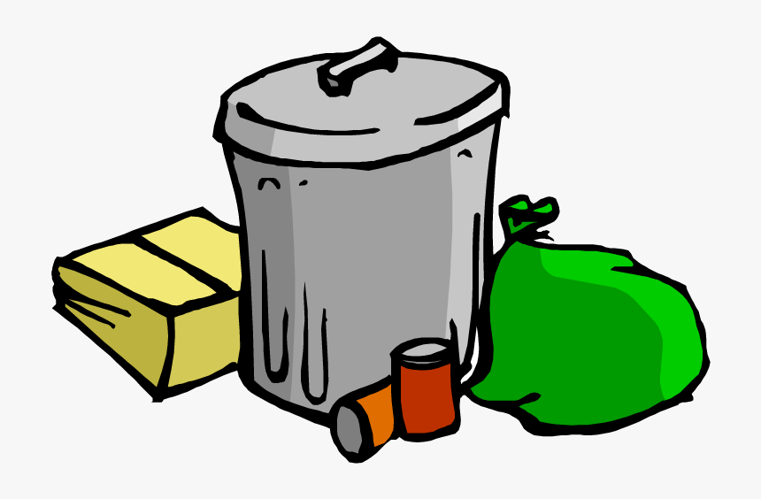 Trash Bag Clip Art - Transparent Background Garbage Clipart, HD Png Download, Free Download