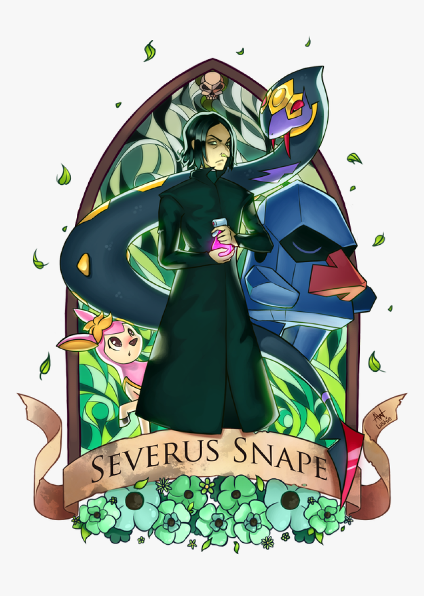 Severus Snape - Lushie Art Harry Potter, HD Png Download, Free Download