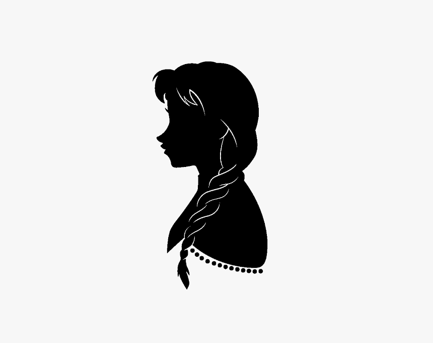 Download Disney"s Frozen Anna And Elsa Silhouette Profile By - Elsa ...