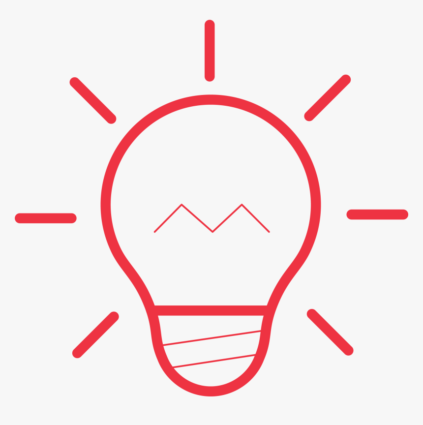 Light Bulb Icon Red Png, Transparent Png, Free Download