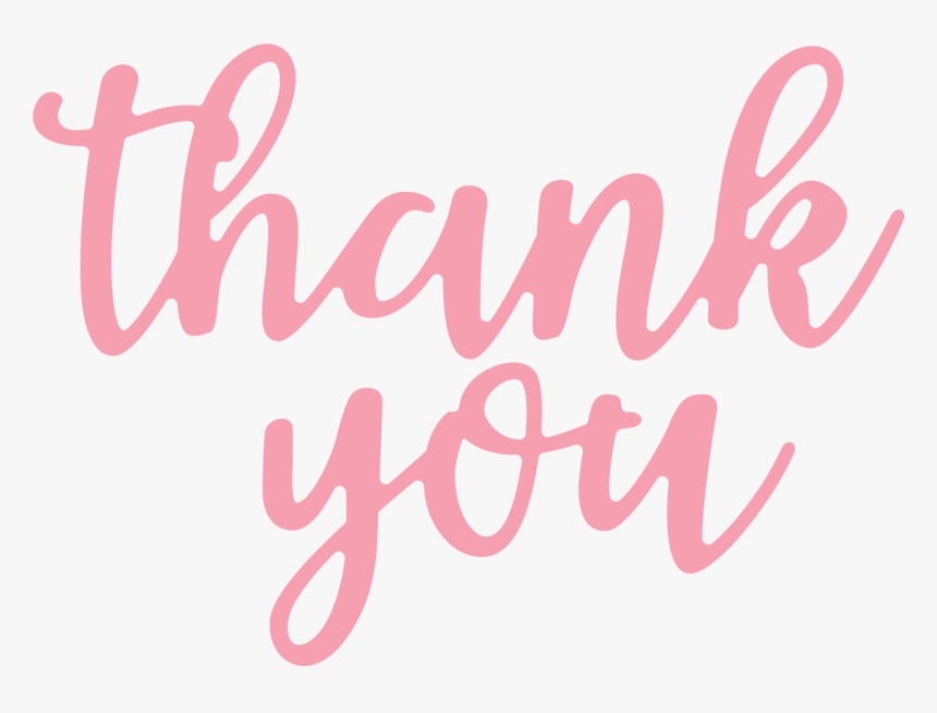 Thank You Calligraphy Hd Png Download Kindpng