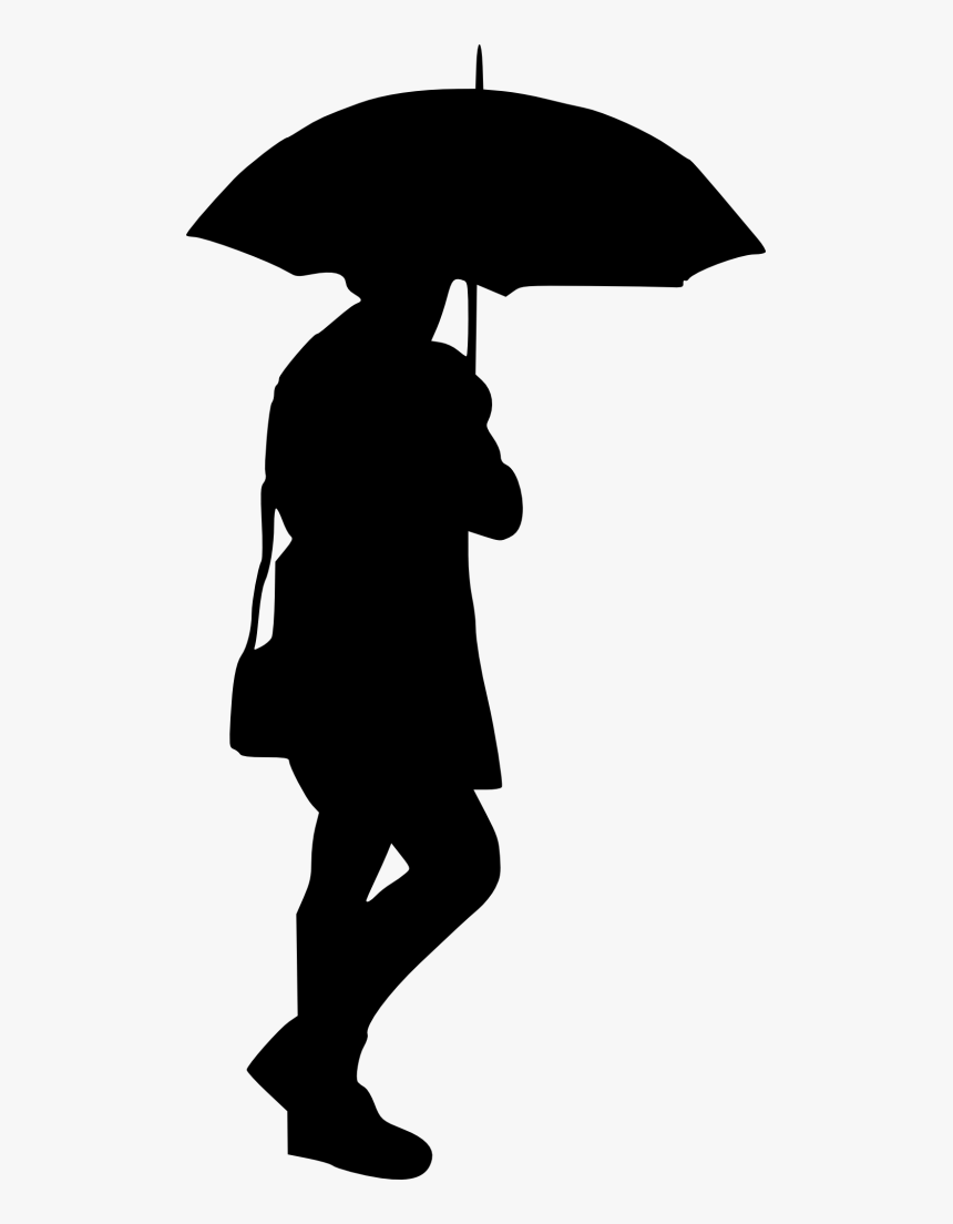 Silhouette Of Woman With, HD Png Download, Free Download