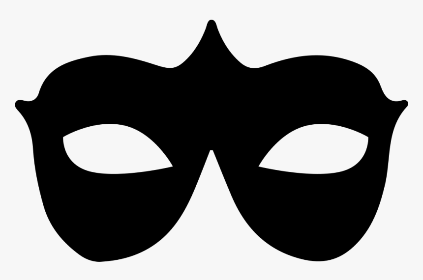 Carnival Mask Black Shape, HD Png Download, Free Download