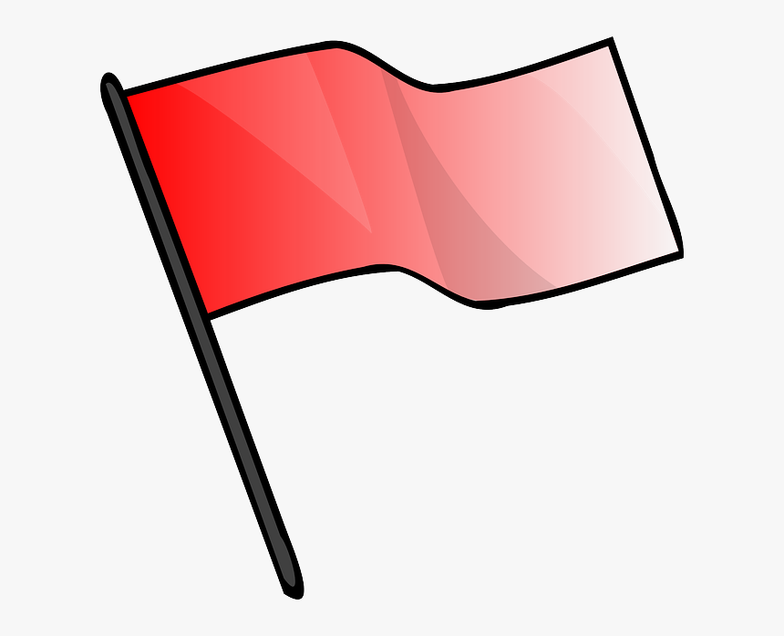 Red Pennant Banner - Flag For Capture The Flag, HD Png Download, Free Download