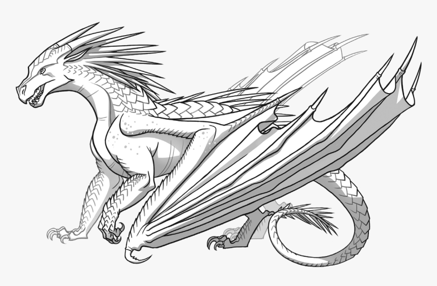 Clip Art Collection Of Free Dark - Icewing From Wings Of Fire, HD Png Download, Free Download