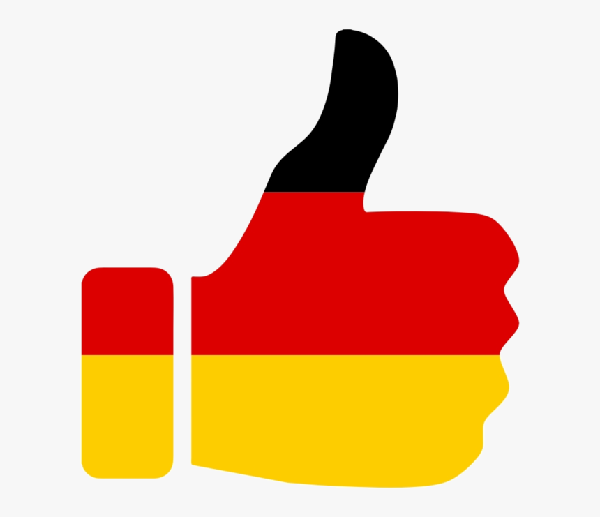 Thumbs Up, Hand, Approve, Like, Encourage, Agree - German Flag Thumbs Up, HD Png Download, Free Download