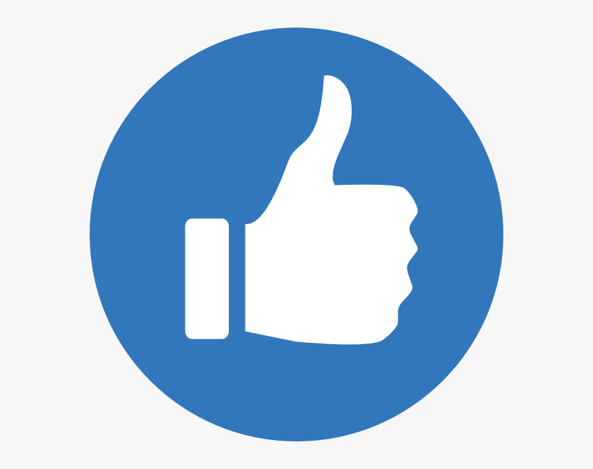 Up Clip Thumb - Thumbs Up Clipart Blue, HD Png Download, Free Download