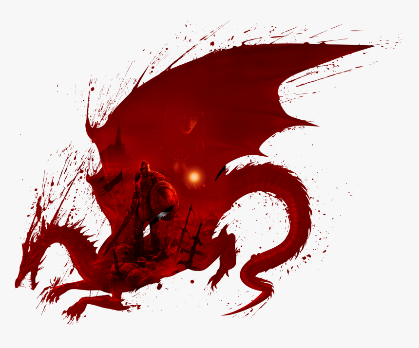 Red Dragon Png - Dragon Age Origins Album Cover, Transparent Png, Free Download