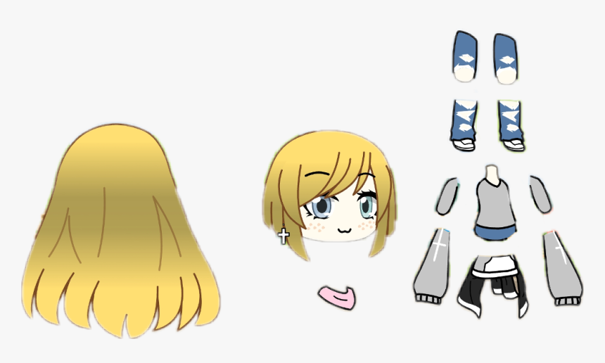 You Can Use Em If You Want Gacha Life Girl Body Parts Hd Png Download Kindpng