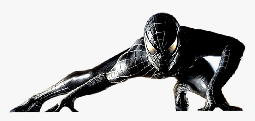 Black Spiderman Png - Black Suit Spiderman Png, Transparent Png, Free Download